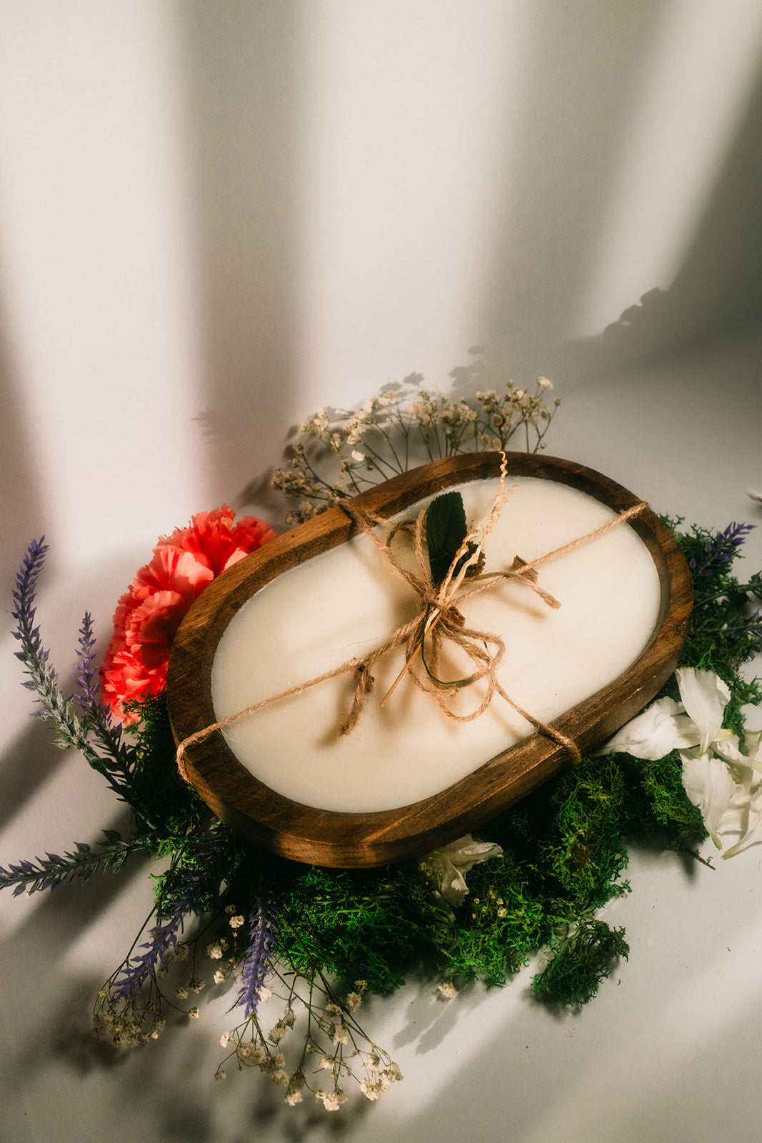 Small Wooden Dough Bowl