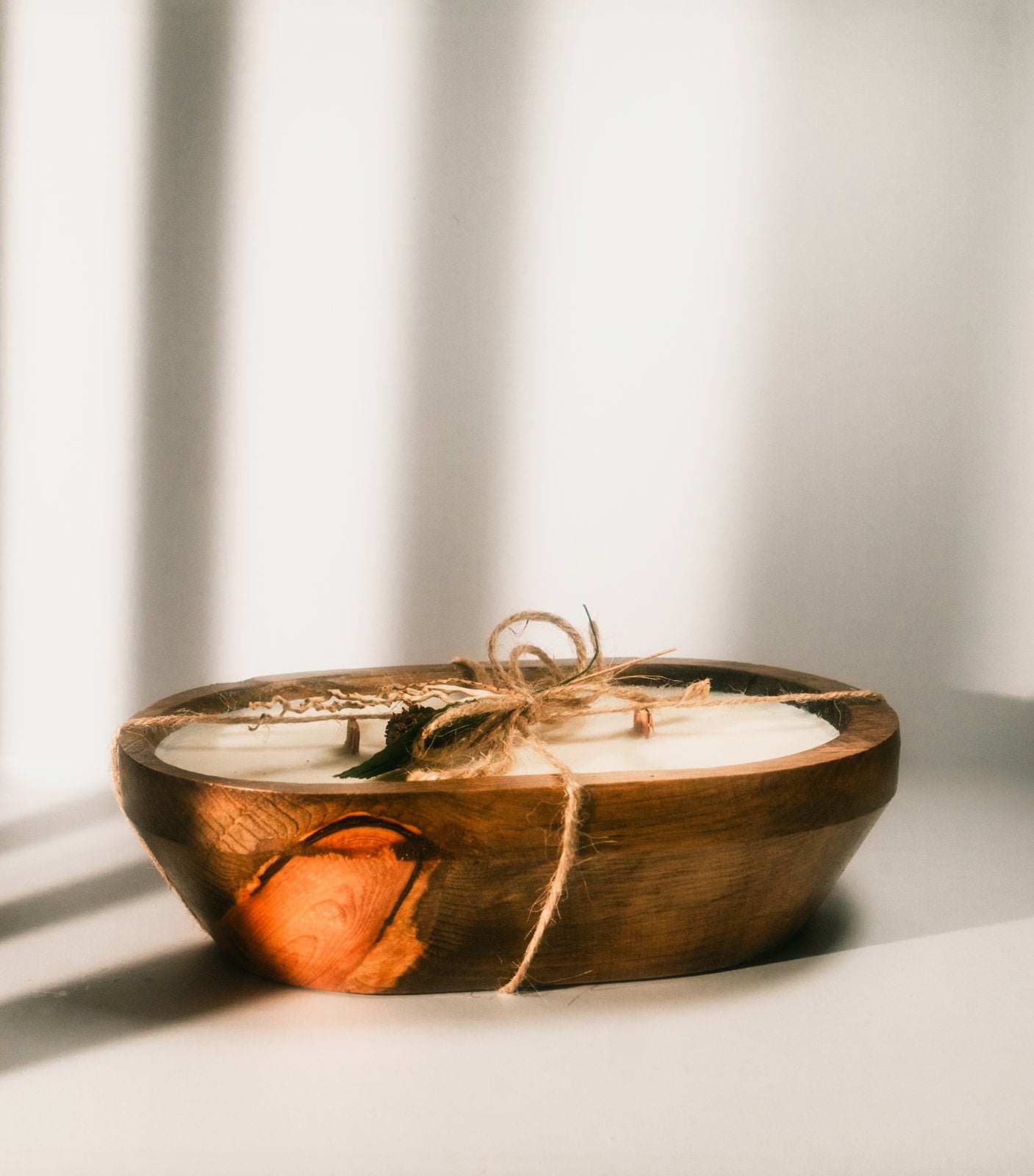 Small Wooden Dough Bowl